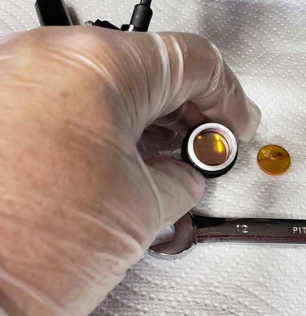 Cleaning Laser Lens