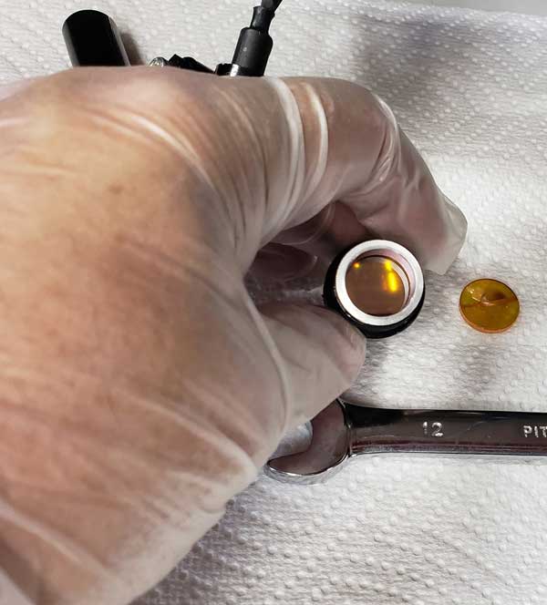 Cleaning Laser Lens
